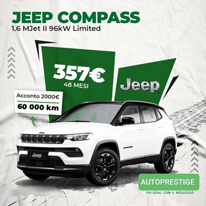 Jeep Compass 1.6 Multijet II 2WD Business, Anno 2019, KM 125500 - foto principale