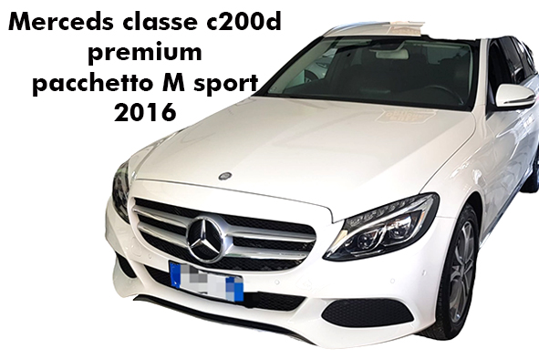 Mercedes classe c 200 d Premium pacchetto M sport Full - foto principale