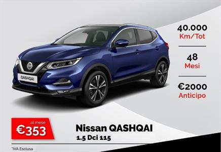 Nissan Qashqai Noleggio 48 Mesi, Anno 2020, KM 10000 - foto principale